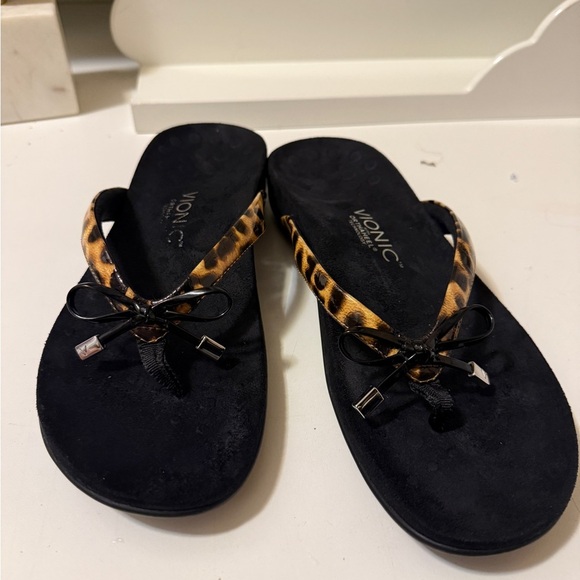 Womens VIONIC Bella SANDALS 
Animal Print BOW SHOES
Supportive Contours - Picture 7 of 9
